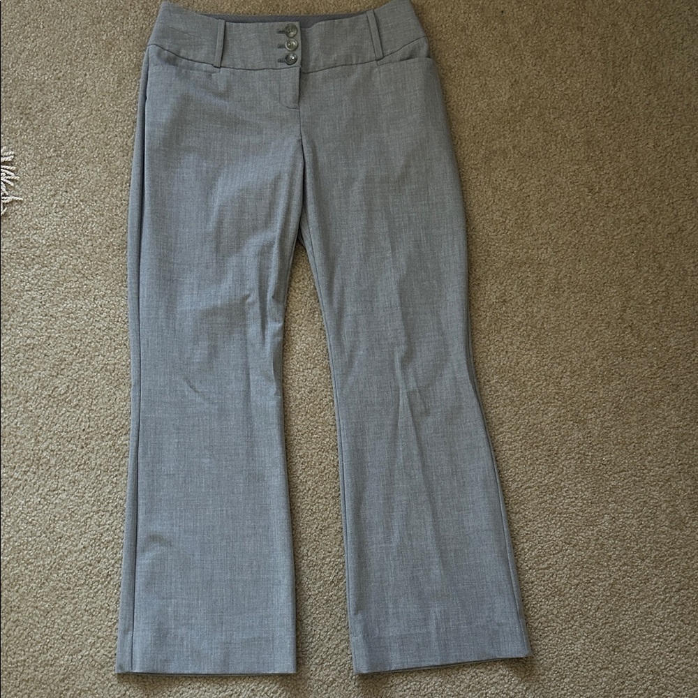 Elegant Gray Flare Pants